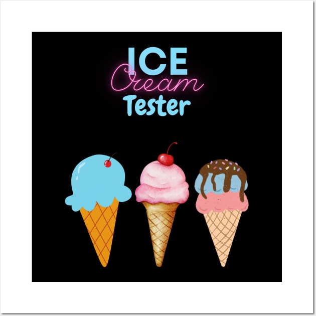 Ice cream tester Wall Art by JLBCreations